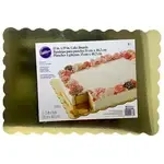 Wilton Gold Rectangle Cake Boards – 19 x 13 in, 3 Pack (BAKE-008743)