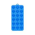 WILTON ENTERPRISES INC Candy Mold, 16 Cavity, Blue, Silicone, Diamond, (Sold Per Case 12/Case), Wilton BAKE-012878