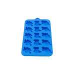 Candy Mold, 12 Cavity, Blue, Silicone, Dinosaur, Wilton BAKE-012879