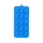 Candy Mold, 12 Cavity, Blue, Silicone, Dinosaur, Wilton BAKE-012879