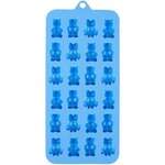 WILTON ENTERPRISES INC Candy Mold, 24 Cavity, Blue, Silicone, Gummy Animal, (Sold Per Case, 12/Case), Wilton BAKE-01288