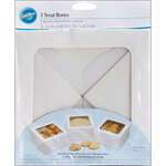 Treat Box, 8x8x4, White, Paperboard, (3/Pack) Wilton BAKE-012896