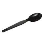 ARVESTA Spoon, Heavyweight, Black, Plastic, (1000/Case), Arvesta 2033BK