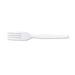 ARVESTA Fork, Medium Weight, White, Plastic, (1000/Case), Arvesta 2010W
