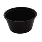 ARVESTA Portion Cup, 2 Oz, Black, Plastic, (2500/Case), Arvesta P200-PPB
