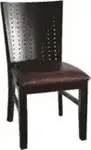 ARVESTA Chair, Mahogany, Wood, Perforated Back, Arvesta WCH-17M-MS