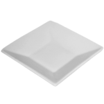 ASD VENDOR Plate, 5", Square, Bright White, China, (42/Case) Arvesta H25