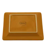6¼″ Cheddar Orange Square Ceramic Plate
