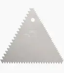 Ardous Trading ATECO DECORATING COMB, THREE-SIDED, ALUMINUM, CARDED, (12 P)