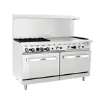 Atosa AGR-4B36GR-NG Range, 60" Restaurant, Gas