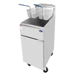 Atosa ATFS-50-NG Fryer, Gas, Floor Model, Full Pot