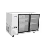 Atosa MBB48GGR Back Bar Cabinet, Refrigerated