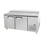 Atosa MPF8202GR Refrigerated Counter, Pizza Prep Table