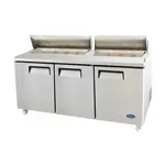 Atosa MSF8304GR Refrigerated Counter, Sandwich / Salad Unit