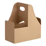 ARVESTA (DISPOSABLES) Aubergine Drink Holder Box 2 Cup 7.68 X 3.62 X 4.57 4/50/200