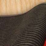 AXIA DIST CORP (HAPPY MATS) Floor Mat, 36" X 60" X 3/8", Charcoal, Rubber, Ribbed, Axia Dist Corp EMR3660C