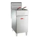 BakeMAX BAKEL40 Fryer, Gas, Floor Model, Full Pot