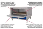 Bakers Pride P24S Pizza Bake Oven, Countertop, Electric