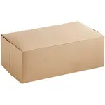 Bakery box; Kraft paper; Brown/Brown; L 7 in.; W 7 in.; H 4 in.