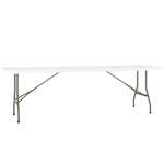 Falcon Banquet Table, 30" x 94", White, Plastic, Folding, Arvesta BT3094-HF