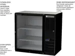 Beverage Air BB36HC-1-FG-B-27 Back Bar Cabinet, Refrigerated