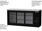 Beverage Air BB72HC-1-GS-B-27 Back Bar Cabinet, Refrigerated