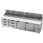 Beverage Air DPD119HC-6T Refrigerated Counter, Pizza Prep Table