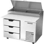 Beverage Air DPD46HC-3 Refrigerated Counter, Pizza Prep Table