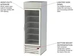 Beverage Air MMR23HC-1-W Refrigerator, Merchandiser