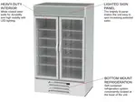 Beverage Air MMR44HC-1-W Refrigerator, Merchandiser
