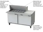Beverage Air SPE60HC-18M Refrigerated Counter, Mega Top Sandwich / Salad Un