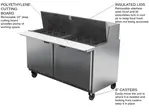 Beverage Air SPE60HC-24M Refrigerated Counter, Mega Top Sandwich / Salad Un