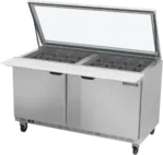 Beverage Air SPE60HC-24M-STL Refrigerated Counter, Mega Top Sandwich / Salad Un