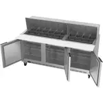 Beverage Air SPE72HC-30M Refrigerated Counter, Mega Top Sandwich / Salad Un