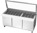 Beverage Air SPE72HC-30M-STL Refrigerated Counter, Mega Top Sandwich / Salad Un