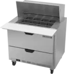 Beverage Air SPED36HC-12M-2 Refrigerated Counter, Mega Top Sandwich / Salad Un
