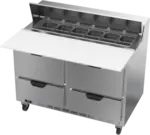 Beverage Air SPED48HC-12C-4 Refrigerated Counter, Sandwich / Salad Unit