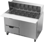 Beverage Air SPED48HC-18M-2 Refrigerated Counter, Mega Top Sandwich / Salad Un