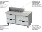 Beverage Air SPED60HC-10C-4 Refrigerated Counter, Sandwich / Salad Unit