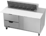 Beverage Air SPED60HC-12C-2 Refrigerated Counter, Sandwich / Salad Unit