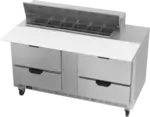 Beverage Air SPED60HC-12C-4 Refrigerated Counter, Sandwich / Salad Unit