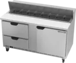 Beverage Air SPED60HC-16-2 Refrigerated Counter, Sandwich / Salad Unit