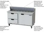 Beverage Air SPED60HC-16-2 Refrigerated Counter, Sandwich / Salad Unit