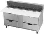 Beverage Air SPED60HC-16C-4 Refrigerated Counter, Sandwich / Salad Unit