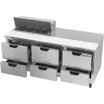 Beverage Air SPED72HC-08-6 Refrigerated Counter, Sandwich / Salad Unit