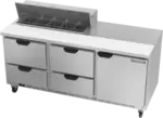 Beverage Air SPED72HC-10-4 Refrigerated Counter, Sandwich / Salad Unit