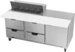 Beverage Air SPED72HC-10C-4 Refrigerated Counter, Sandwich / Salad Unit