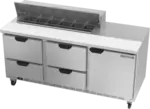 Beverage Air SPED72HC-12-4 Refrigerated Counter, Sandwich / Salad Unit
