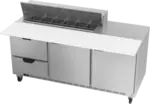 Beverage Air SPED72HC-12C-2 Refrigerated Counter, Sandwich / Salad Unit