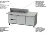 Beverage Air SPED72HC-12C-2 Refrigerated Counter, Sandwich / Salad Unit